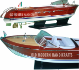 Wooden Model Boat Riva Aquarama Painted XL